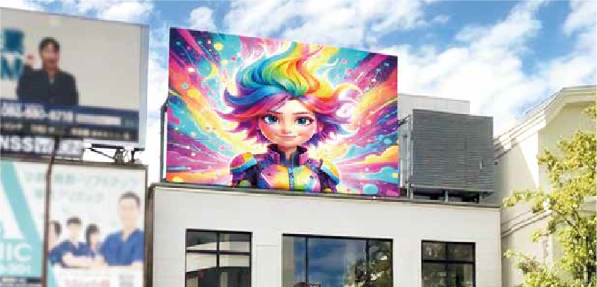 LEDビジョン放映イメージ